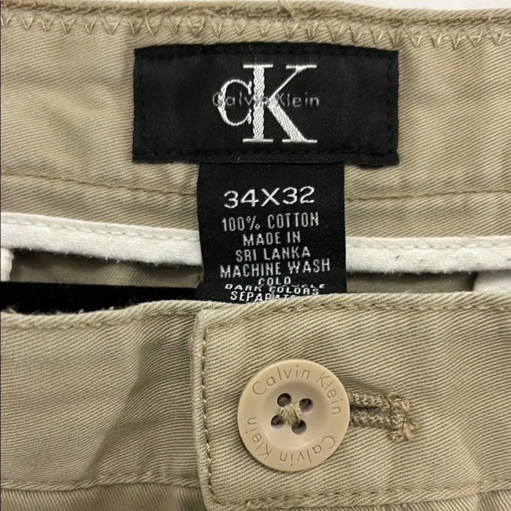 Calvin Klein Men's Tan Pants